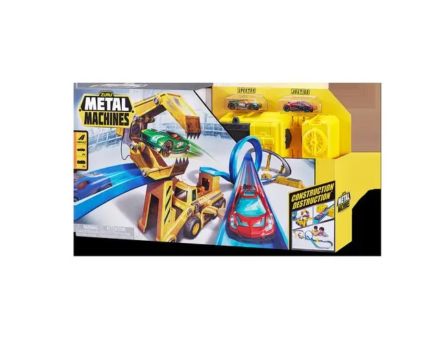 Set de joaca Metal Machines - Macara Masiva, cu pista