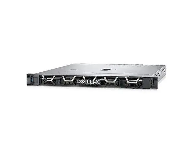 Server DELL PowerEdge R250, Rack 1U, Intel Xeon E-2334 4 C / 8 T, 3.4 GHz - 4.80 GHz, 8 MB cache, 65 W, 16 GB DDR4 ECC, 1 x 480 GB SSD, 4 x LFF, 700 W, Fara sistem de operare