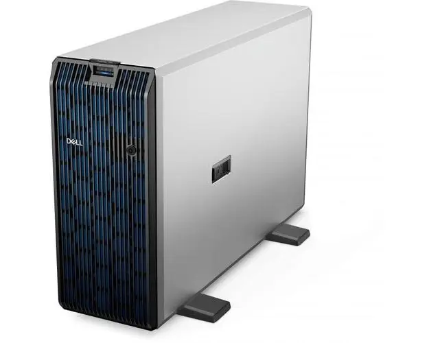 Server DELL PowerEdge T550, Tower 5U, Intel Xeon Silver 4310 12 C / 24 T, 2.1 GHz - 3.3 GHz, 18 MB cache, 120 W, 16 GB DDR4 ECC, 1 x 480 GB SSD, 8 x SFF, 2 x 700 W, Fara sistem de operare