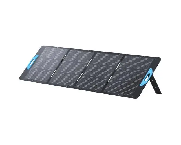 Panou solar portabil Anker Solix PS200, incarcator solar pliabil 200W, IP67, 4 unghiuri, compatibil cu Anker Solix F2000