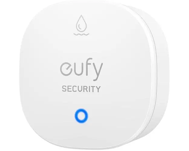 Senzor smart de apa si inghet eufy T89203D1, IP65, compatibil cu HomeBase S380 si S280, Alb