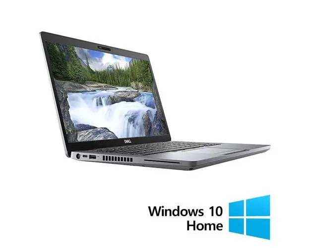 Laptop Refurbished DELL Latitude 5411, Intel Core i5-10400H 2.60 - 4.60GHz, 8GB DDR4, 256GB SSD, 14 Inch HD, Webcam + Windows 10 Home