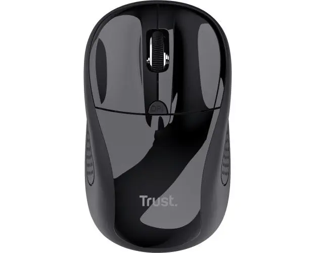 Mouse Wireless Trust Basics, 1600 dpi, USB, Negru