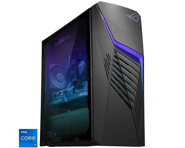 Calculator Sistem PC Gaming ASUS G13CHR, Procesor Intel® Core™ i7-14700 pana la 5.30 GHz, 32GB DDR5, 1TB SSD, NVIDIA® GeForce RTX™4060Ti DUAL 8GB GDDR6, No OS, 3Y PUR