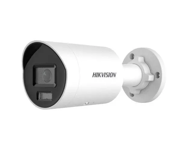 Camera de supraveghere Hikvision DS-2CD2046G2H-IU(4mm)(eF), IP, AcuSense, DarkFighter, 4MP, lentila 4mm, IR 40m, microfon, PoE (Alb)