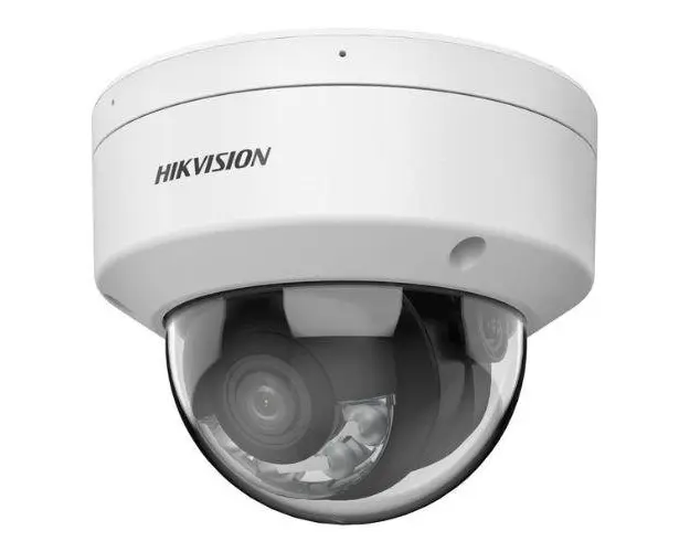 Camera supraveghere video Hikvision DS-2CD2147G2H-LISU(2.8mm)(eF), IP, 4MP, lentila 2.8mm, IR 30m, lumina alba 30m, microfon, ColorVu, PoE (Alb)