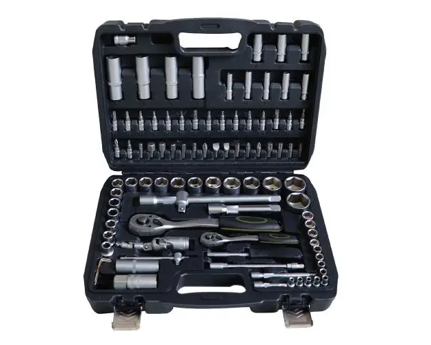 Trusa multifunctionala 93 piese Heinner CTSM033, 1/4inch&1/2inch material chrome-vanadium, cutie depozitare si transport