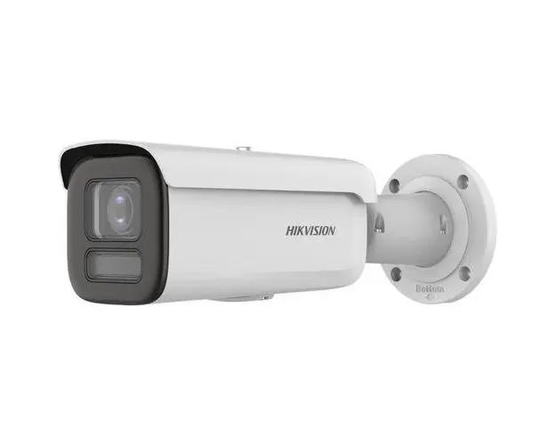 Camera supraveghere exterior Hikvision DS-2CD2647G2HT-LIZS, 4MP, Lentila 2.8-12mm, IR 60m, PoE, ColorVu (Alb)