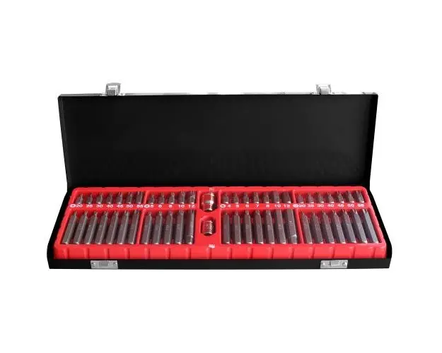 Set 54 biti Heinner CTSM030, 30/75mm, material chrome-vanadium, tip: Spline, Hex Bit, Bit Torx si Securitate Torx