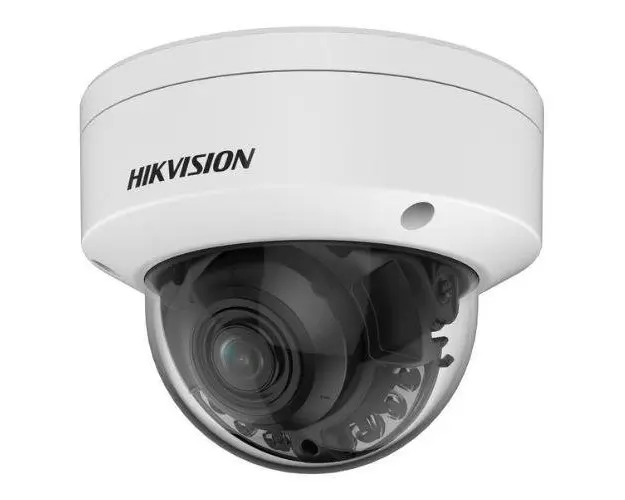 Camera supraveghere Hikvision DS-2CD2747G2HT-LIZS(2.8-12mm)(eF), IP, 4MP, lentila 2.8-12mm, IR 40m, lumina alba 40, ColorVu, PoE (Alb)