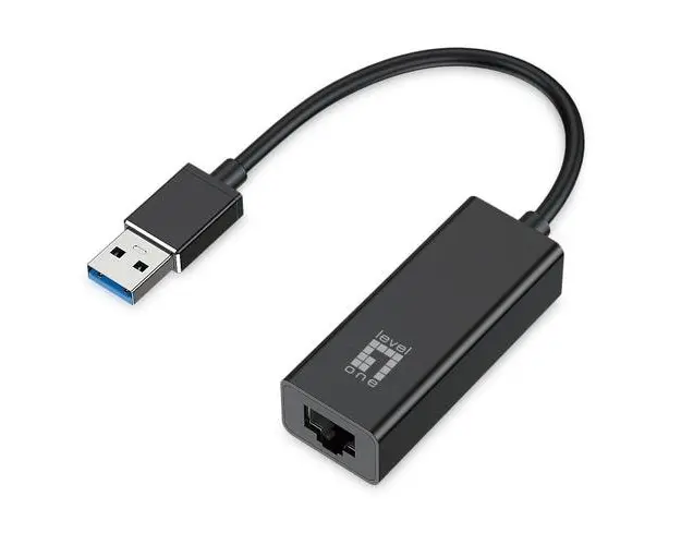 Adaptor retea Gigabit LevelOne USB-0401, 1000 Mbit/s, 120x120x25mm, Negru
