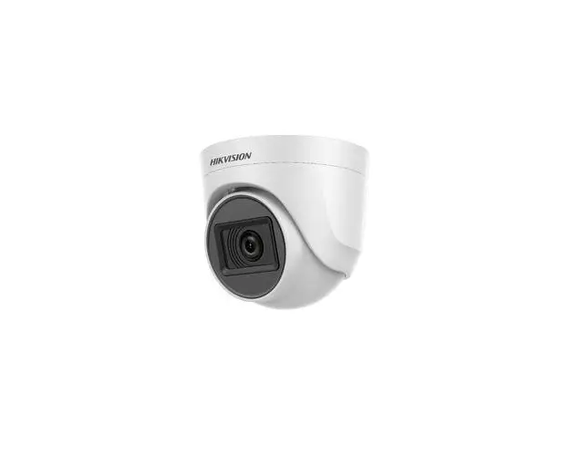 Camera de supraveghere interior Hikvision DS-2CE76D0T-ITPF2C, 2MP, IR 20m, Microfon (Alb)