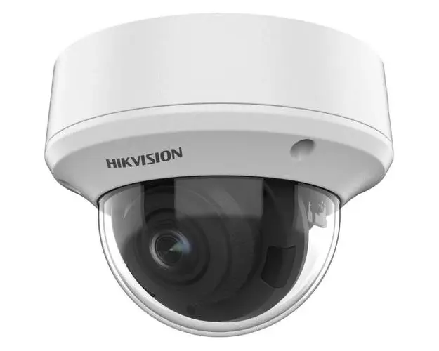 Camera supraveghere Hikvision DS-2CE5AU1TVPIT3ZF, 8.29 MP, Infrarosu 60m lentila 2.7-13.5mm (Alb)