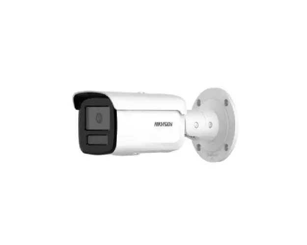 Camera de supraveghere IP Bullet 8MP Hikvision DS-2CD2T86G2H-2I(2.8MM) (EF), lentila fixa 2.8mm, IR 60m, slot card microSD maxim 512GB (Alb)