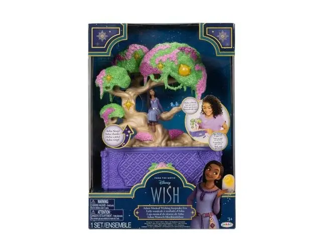 Cutie de bijuterii Disney Wish - Copacul dorintelor, cu lumini si sunete