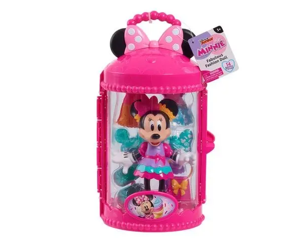 Papusa Disney Minnie Mouse Sweet Party, cu accesorii, 12 cm