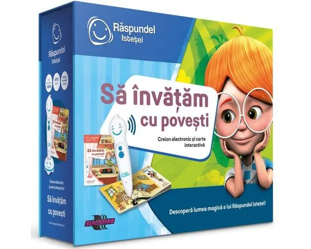 Set Raspundel Istetel - Carte si creion, Sa invatam cu povesti