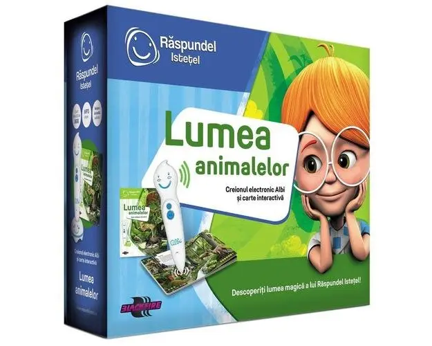 Set Raspundel Istetel - Carte si creion, Lumea animalelor