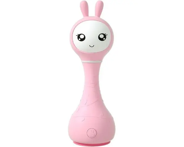 Jucarie interactiva Alilo Smarty Bunny - Iepuras, lb. romana/engleza, roz