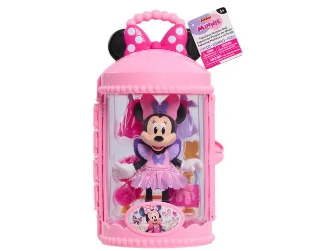 Papusa Disney Minnie Mouse Balerina, cu accesorii, 12 cm