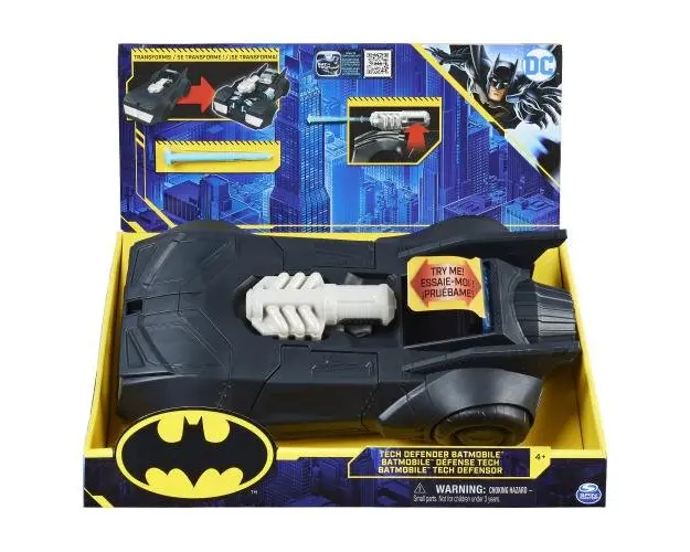 Masinuta Batman Tech Defender Batmobile, 10 cm