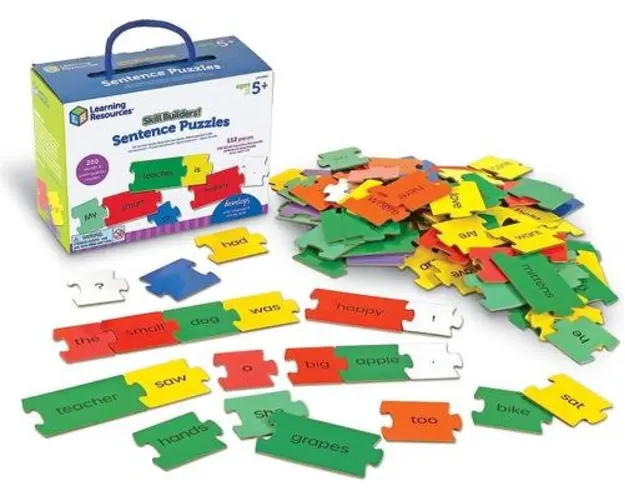 Set activitati educative, Puzzle cu propozitii (lb.engleza)