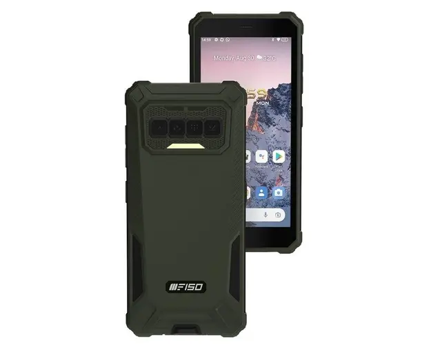 Telefon Mobil F150 H2022, Procesor MediaTek MTK6761, Quad-Core, HD+ 5.5inch, 4GB RAM, 32GB Flash, Camera 13 MP, Wi-Fi, 4G, Dual Sim, Android (Verde)