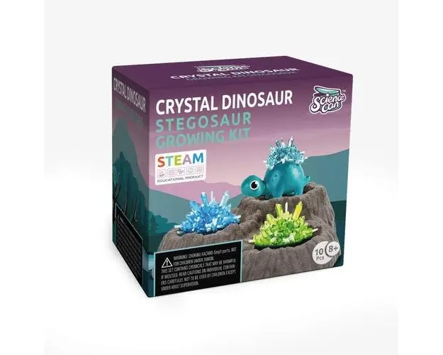 Set experimente - Cristal si dinozaur (Stegosaur)