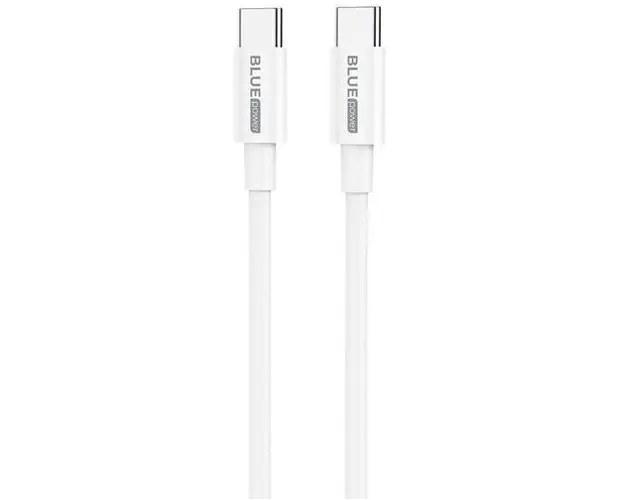 Cablu de date BLUE Power BBX44, USB Type-C - USB Type-C, 1m, 5 A (Alb) 