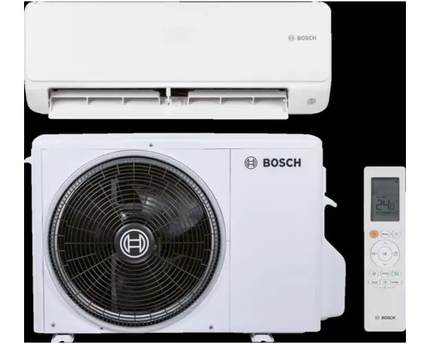 Aparat de aer conditionat Bosch Climate 6000i 35WE 7733701844, 12000 BTU, Clasa A+++/A++, Ionizare, Follow Me, I Clean, Wi-Fi Ready (Alb)