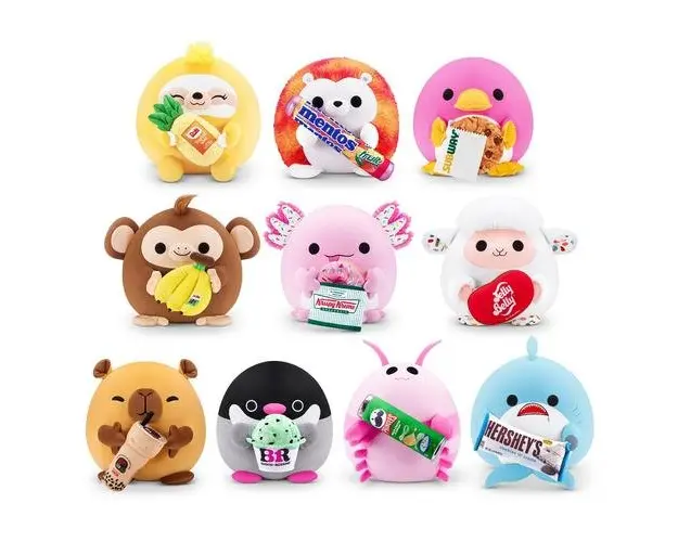 Jucarie de plus colectibila Snackles S2W1, 35 cm