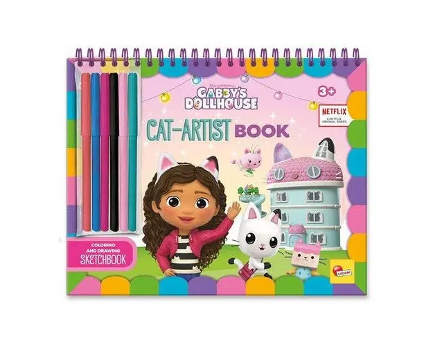 Carte cu activitati Gabby's Dollhouse - Gab-Tastic