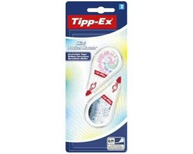 Banda corectoare Tipp-Ex Mini Pocket Mouse Decors, 2 bucati