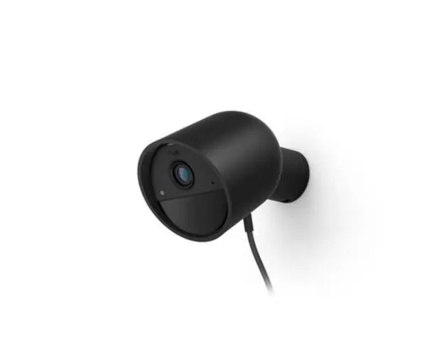 Camera supraveghere Philips Hue Secure Full Hd 1080p, Infrarosu & Dual Audio, Pentru Exterior Ip65, Conexiune Wifi (Negru)