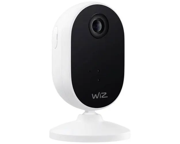 Camera supraveghere interior Wiz CCTV 8720169072039, 1080p, 30 FPS, Vedere nocturna, Microfon, Wi-Fi, IP20 (Alb)