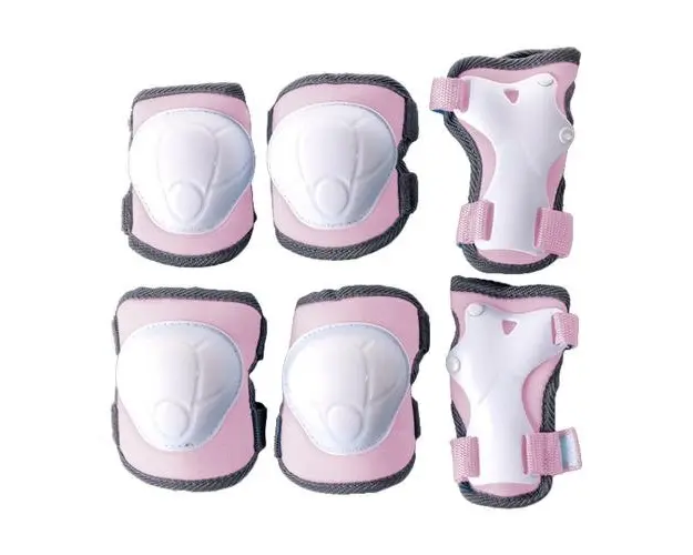 Set 6 protectii sport Yvolution. 3-5 ani (Roz)