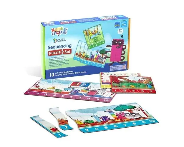 Puzzle - Exersam numaratul de la 1 -20 - Numberblocks