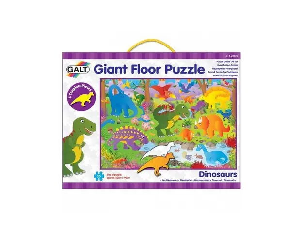 Puzzle Giant Floor Galt Dinozauri, 30 piese