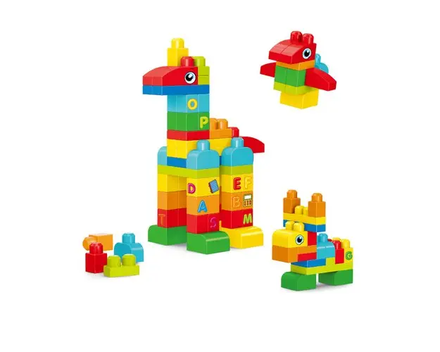 Set de constructie in cutie - Animalute (62 piese)