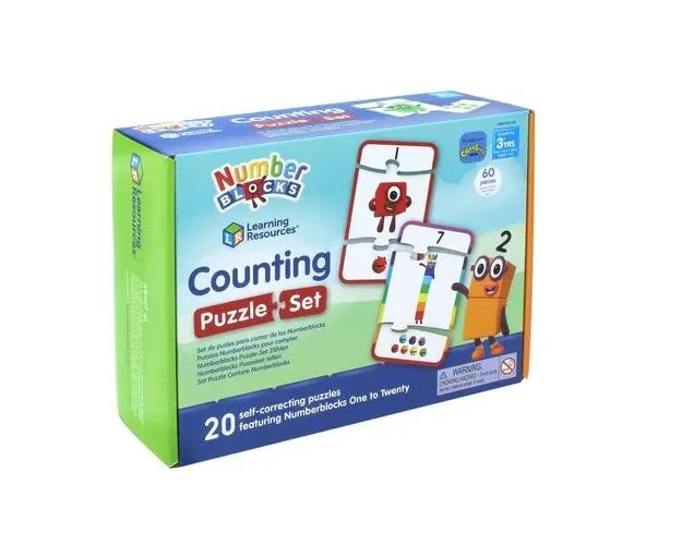 Puzzle - Invat sa numar de la 1 - 20 - Numberblocks