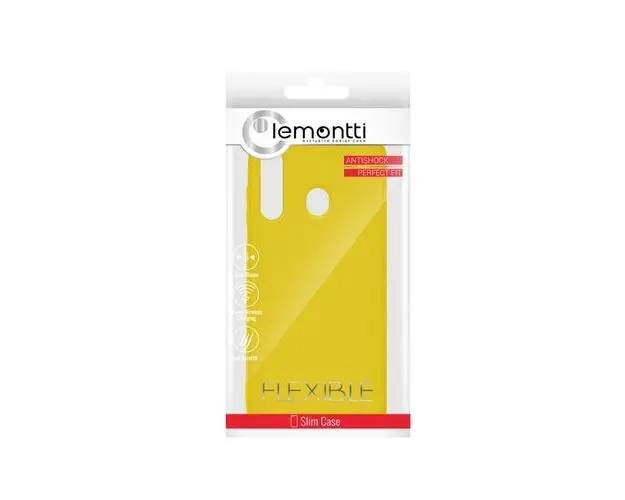 Husa Lemontti pentru Samsung Galaxy M40, Silicon (Galben)