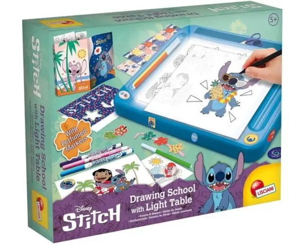 Tablita de desen cu lumini Lisciani Stitch