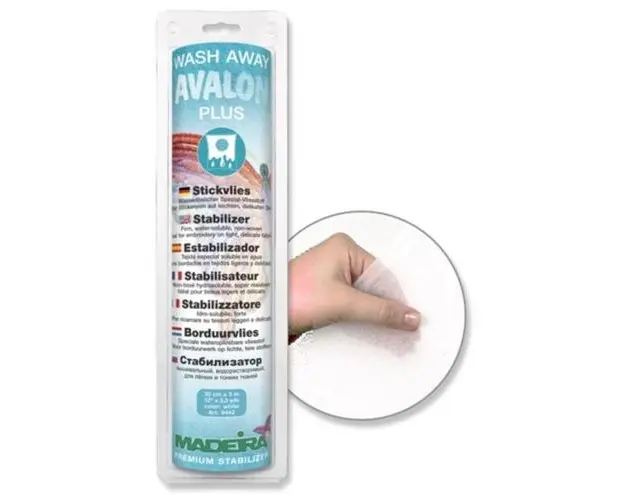 Insertie broderie hidrosolubila Avalon Plus, 0.3 x 3m, Madeira 9442