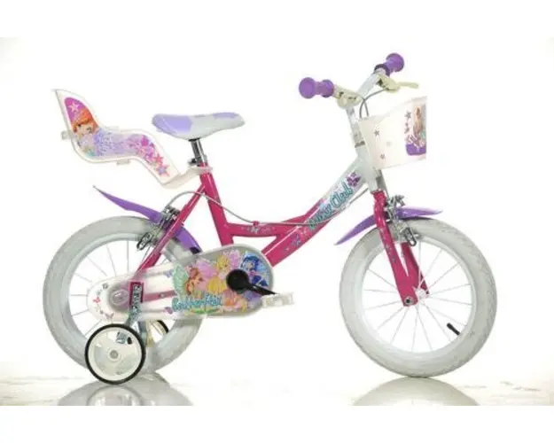 Bicicleta copii DINO BIKES 144R WX7, Roti 14inch, Winx