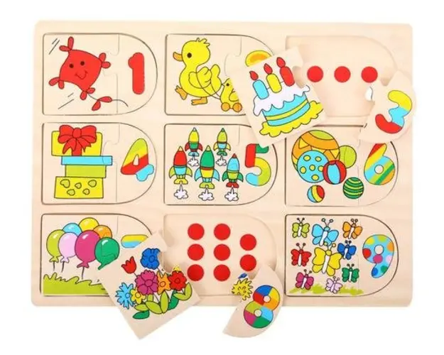 Puzzle BigJigs BJ535, Potriveste-ma la locul meu