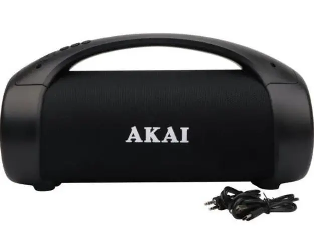 Boxa Portabila Akai ABTS-55, Bluetooth, rezistent la apa, USB si Aux-In, 50 W, usb c (Negru)