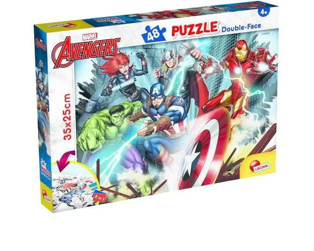 Puzzle de colorat - Avengers (48 de piese)