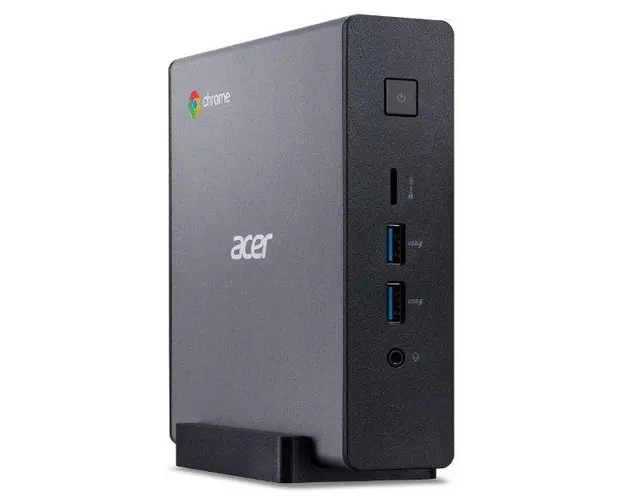 Calculator Sistem Mini PC Acer Chromebox CXI4, Procesor Intel Core i3-10110U (2 Cores, 2.1GHz up to 4.1GHz, 4MB), 8GB DDR4, 64GB Flash, Intel UHD Graphics (Negru)