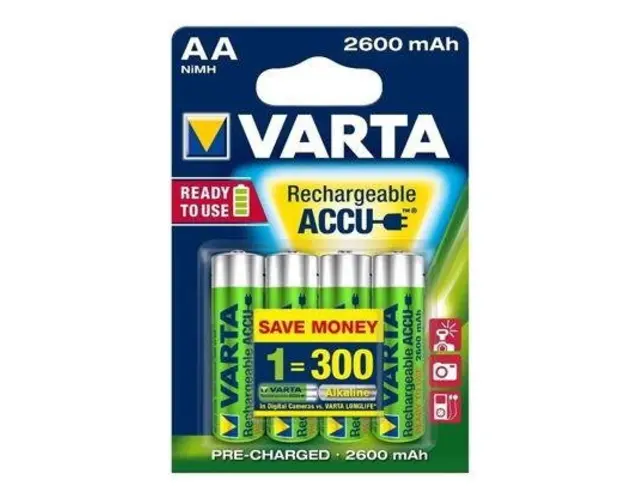 Set 4 Acumulatori VARTA BLISTER, AA, 2600mAh 