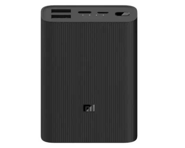 Acumulator extern Xiaomi Mi 3 Ultra Compact, 10000 mAh, 22.5W, 2 x USB Type-A, 1 x USB Type-C (Negru)